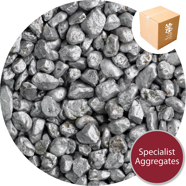 Rounded Gravel - Silver Coloured